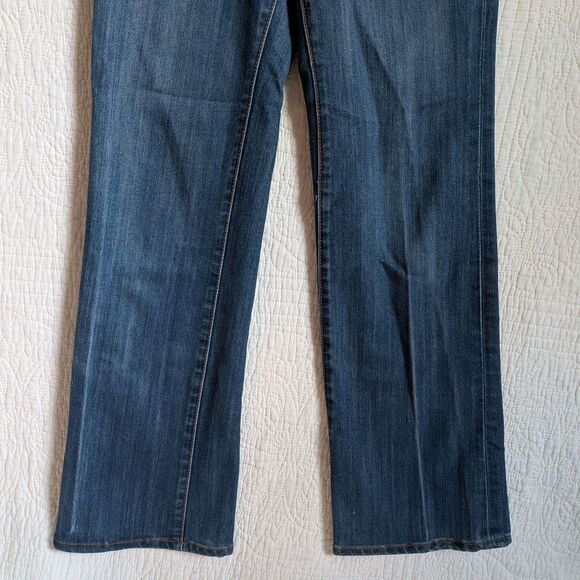 Vintage Y2K Seven7 Jeans Low Rise Flare Denim Dark Wash Preppy Size 4 - Picture 9 of 9